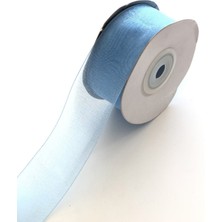 Bebe Mavi Organze Kurdele 3 cm