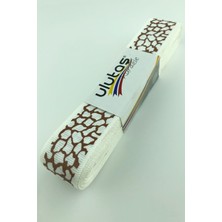 Ulutaş Krem Kırçıl Desen Baskılı Grogren Kurdele 2,5 cm