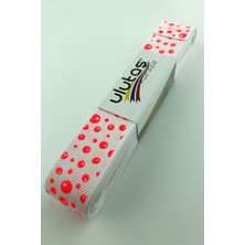 Ulutaş Neon Turuncu Puanlı Baskı Grogren Kurdele 2,5 cm