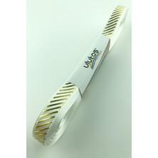 Ulutaş Gold Çapraz Varak Baskılı Saten Kurdele 1 cm