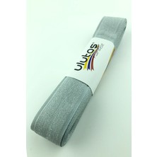 Ulutaş Gri Kadife Efektli Kurdele 2,50 cm