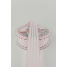 Ulutaş Pembe Çizgili Tafta Kurdele 20 mt