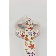 Ulutaş Zeytin Dalı Desenli Grogren Kurdele 2,50 cm 20 mt