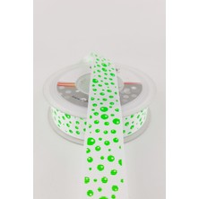 Yeşil Neon Grogren Kurdele 2,5 cm 20 mt