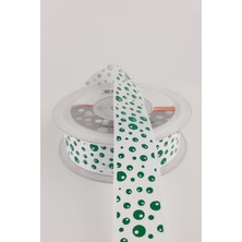 Koyu Yeşil Neon Grogren Kurdele 2,5 cm 20 mt