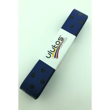 Ulutaş Lacivert Siyah Puantiyeli Grogren Kurdele 2.5 cm