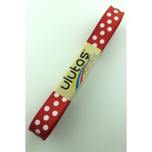 Ulutaş Kırmızı Puantiyeli Grogren Kurdele 1.5 cm