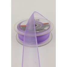 Ulutaş Lila Düz Şifon Kurdele 2,5 cm 20 mt