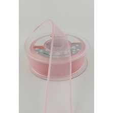Ulutaş Pembe Düz Şifon Kurdele 2,5 cm 20 mt