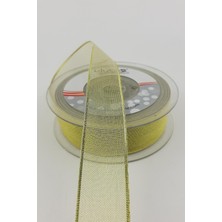 Ulutaş Gold Rengi Sim Şifon Kurdele 25 mt 2.5 cm