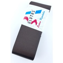 Ulutaş Saten Koyu Kahve Kurdele 6 cm 10 mt