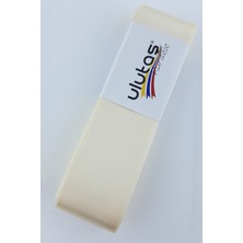 Ulutaş Koyu Krem Saten Kurdele 4 cm 10 mt