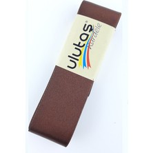 Ulutaş Koyu Kahve  Saten Kurdele 4 cm 10 mt
