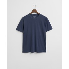 Gant Erkek Lacivert Regular Fit Bisiklet Yaka T-Shirt 2003323.423