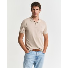 Gant Erkek Bej Regular Fit Polo 2210.277