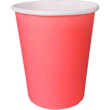 Bardak Karton Kırmızı 8 Oz Pk:8