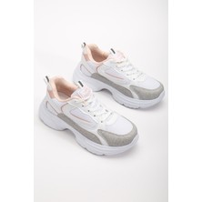 Morscho Kadın Kalın Tabanlı Hafif Spor Ayakkabı Sneaker
