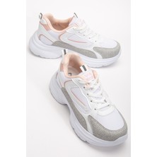 Morscho Kadın Kalın Tabanlı Hafif Spor Ayakkabı Sneaker