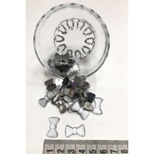 Hayalperest Boncuk Gümüş Fiyonk Yapıştırma Taş 20 Adet