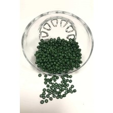 Hayalperest Boncuk Orman Yeşili Kum Boncuk Orta Boy 4 mm 50 gr