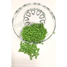 Hayalperest Boncuk Açık Yeşil Kum Boncuk Orta Boy 4 mm 50 gr
