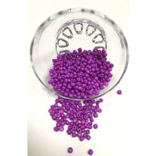 Hayalperest Boncuk Eflatun Kum Boncuk Orta Boy 4 mm 50 gr