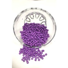 Hayalperest Boncuk Açık Mor Kum Boncuk Orta Boy 4 mm 50 gr