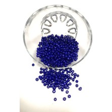 Hayalperest Boncuk Koyu Mavi Kum Boncuk Orta Boy 4 mm 50 gr