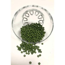 Hayalperest Boncuk Eğrelti Yeşili Kum Boncuk Orta Boy 4 mm 50 gr