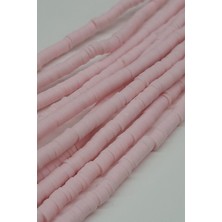 Hayalperest Boncuk Açık Pembe Fimo Hamur Boncuk 4mm