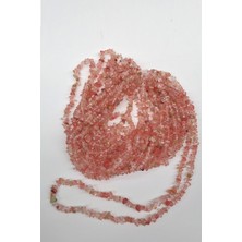 Hayalperest Boncuk Nar Çiçeği Rengi Çakıl Taşı Boncuk