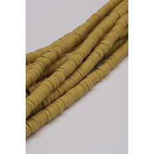 Hayalperest Boncuk Hardal Fimo Hamur Boncuk 6mm