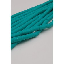 Hayalperest Boncuk Petrol Yeşili Fimo Hamur Boncuk 6Mm