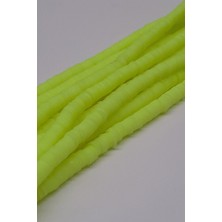 Hayalperest Boncuk Neon Sarı Fimo Hamur Boncuk 6mm