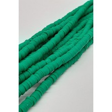 Hayalperest Boncuk Yeşil Fimo Hamur Boncuk 6mm