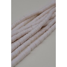 Hayalperest Boncuk Krem Fimo Hamur Boncuk 6mm