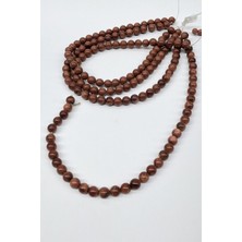 Hayalperest Boncuk Kahve Rengi Yıldız Doğal Taş Boncuk 10 mm