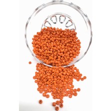 Hayalperest Boncuk Mat Turuncu Kum Boncuk 4 mm