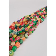 Hayalperest Boncuk Meyve Desenli Fimo Boncuk