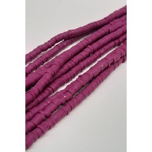 Hayalperest Boncuk Mürdüm Fimo Hamur Boncuk 4mm