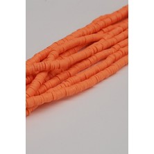 Hayalperest Boncuk Turuncu Fimo Hamur Boncuk 4mm