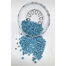 Hayalperest Boncuk Turkuaz Mavi Kum Boncuk 4 mm