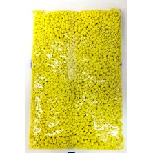 Hayalperest Boncuk Mat Sarı Kum Boncuk 4 mm 500 gr