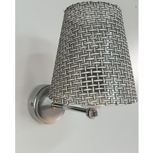 Arma Aplik Hasırlı Siyah