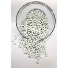 Hayalperest Boncuk Mat Beyaz Kum Boncuk 4 mm 50 gr