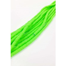 Hayalperest Boncuk Neon Yeşil Hamur Boncuk Fimo