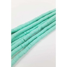 Hayalperest Boncuk Su Yeşili Hamur Boncuk Fimo