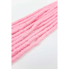 Hayalperest Boncuk Pembe Hamur Boncuk Fimo