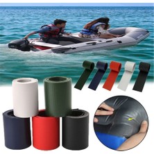 FuhaoshopC Siyah Şişme Botlar Kayak Dinghy Özel Tamir Yaması Kiti Yapıştırılmış Pvc Yama 50* (Yurt Dışından)