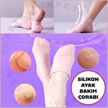 Silikon Ayak Bakım Çorabı Nemlendirici Jel Çorap Çatlak Önleyici Ölü Deri Atıcı Çorap Ayak Bakımı